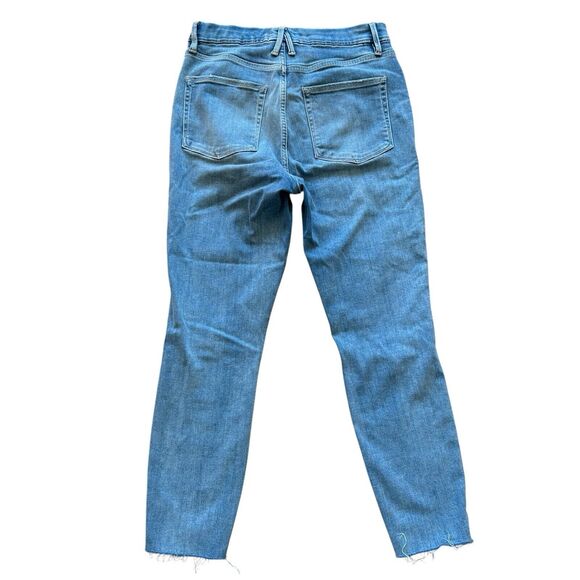 Good American Good Waist‎ Jeans 8 / 29 Blue High Rise Skinny Distressed Grunge - Picture 2 of 14